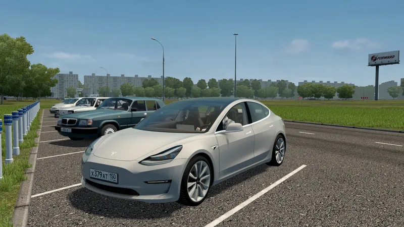 Tesla Model 3 2018 с тюнингом от TJ