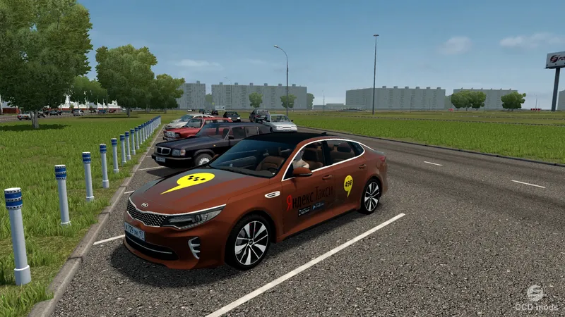 Kia Optima GT 2016 Яндекс такси