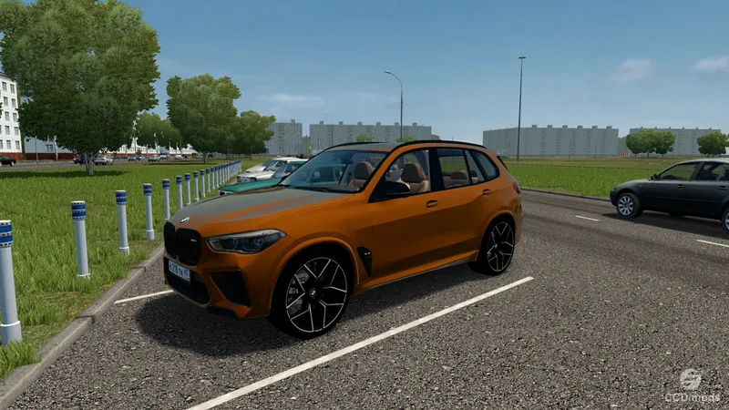 BMW X5M F95 Competition с дополнениями