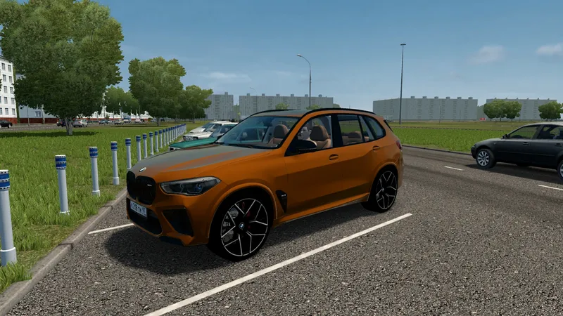BMW X5M F95 Competition с дополнениями